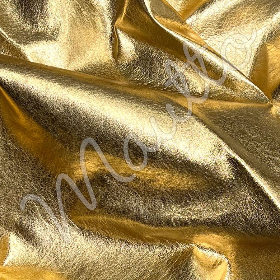Metallic Leather Wrist Strap & Keychain Accessory - Gold, Beige or Silver Glamorous Shiny Leather