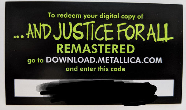 ...And Justice For All | Mint (M) Mint (M)