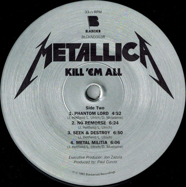 Kill 'Em All | Mint (M) Mint (M)