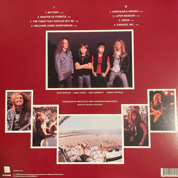 Master Of Puppets (180 GRAM VINYL) | Mint (M) Mint (M)