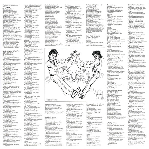 Thriller (Vinyl) | Mint (M) Mint (M)