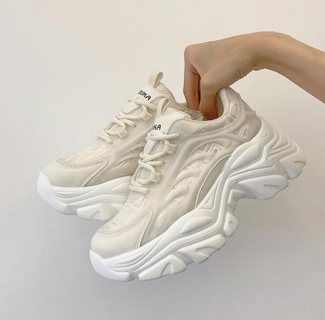 Modern Thick Platform Sneakers Woman Vulcanize Luxury Tennis Sneakers