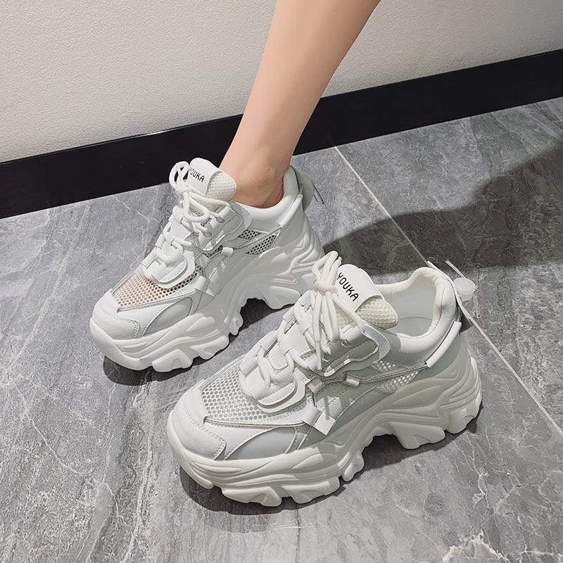 Modern Thick Platform Sneakers Woman Vulcanize Luxury Tennis Sneakers