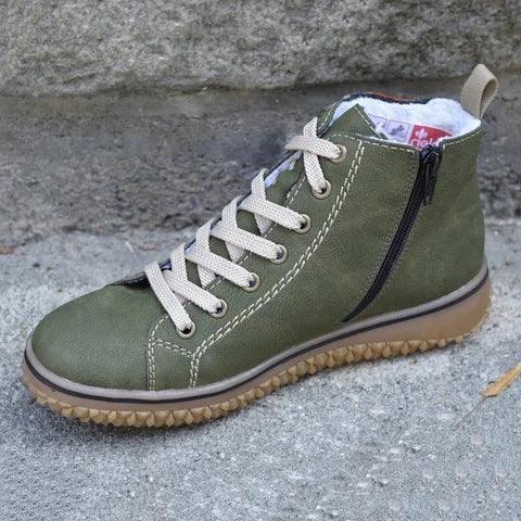 Modern Women's Warm Soft Winter Retro Walking High Top Plush Lining Walking Shoes