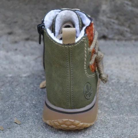 Modern Women's Warm Soft Winter Retro Walking High Top Plush Lining Walking Shoes