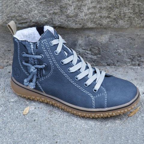 Modern Women's Warm Soft Winter Retro Walking High Top Plush Lining Walking Shoes