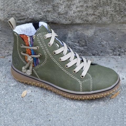 Modern Women's Warm Soft Winter Retro Walking High Top Plush Lining Walking Shoes