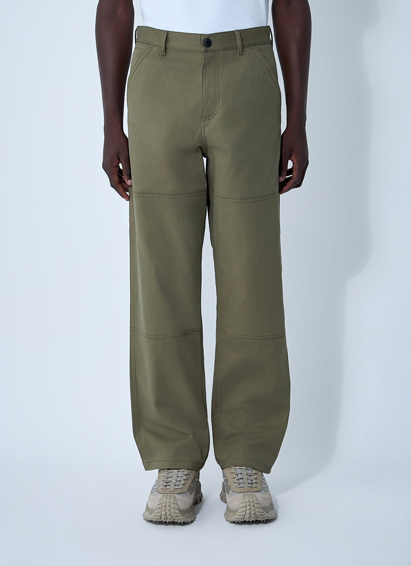 Moncler Men Logo Patch Pants