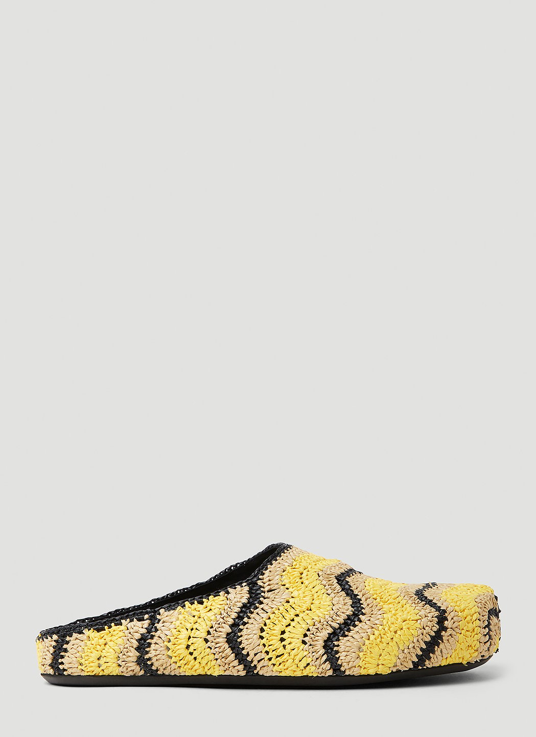 Marni X No Vacancy Men Fussbet Sabot Raffia Mules