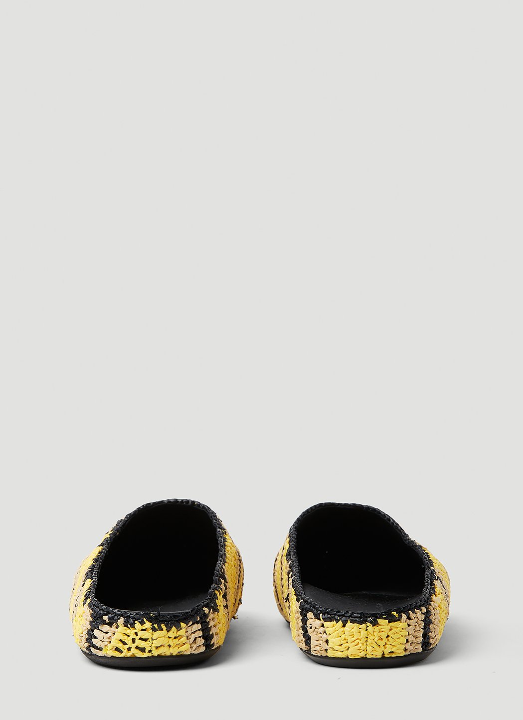Marni X No Vacancy Men Fussbet Sabot Raffia Mules