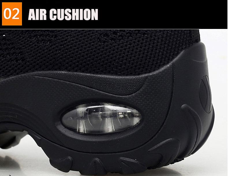 New Air Cushion Flat Shoes Women Mesh Breathable Mesh Sneakers