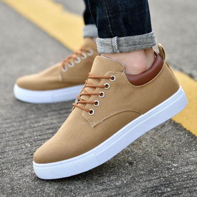 New Men's Canvas Shoes Spring Summer Casual Canvas