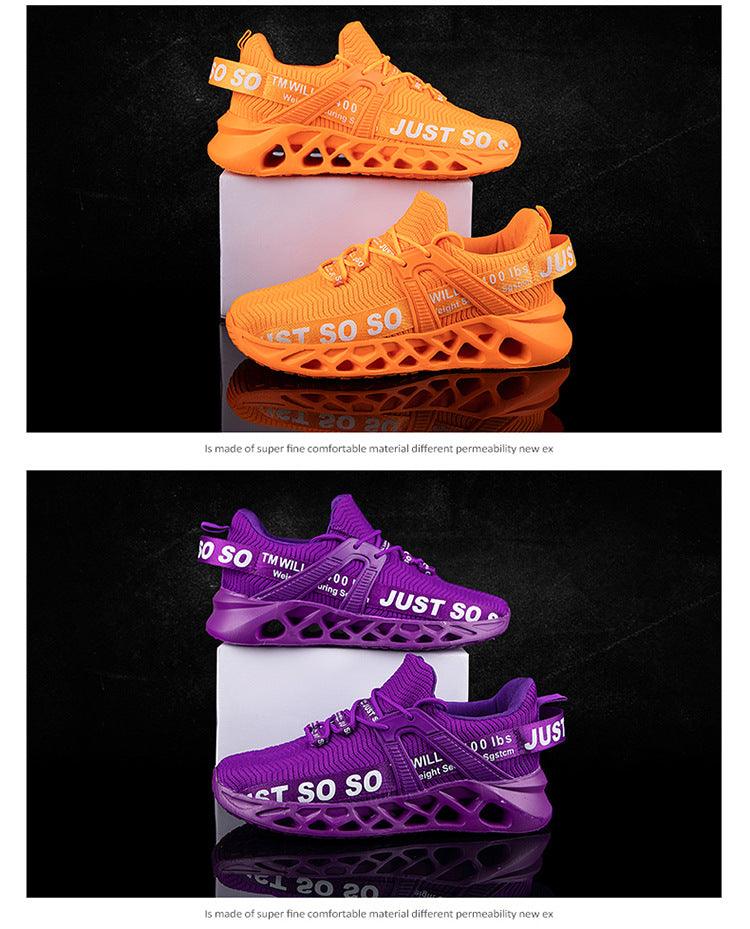 New Purple Womens Sport Running Mesh Platform Breathable Outdoor Lightweight Tennis Sport Shoes