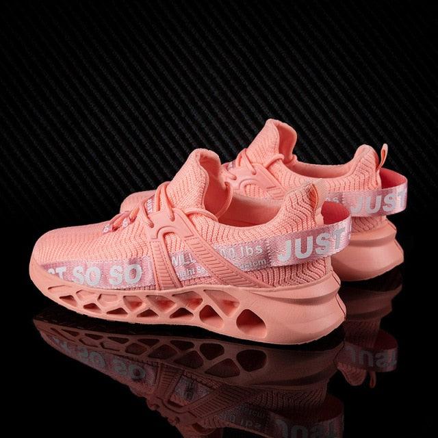 New Purple Womens Sport Running Mesh Platform Breathable Outdoor Lightweight Tennis Sport Shoes