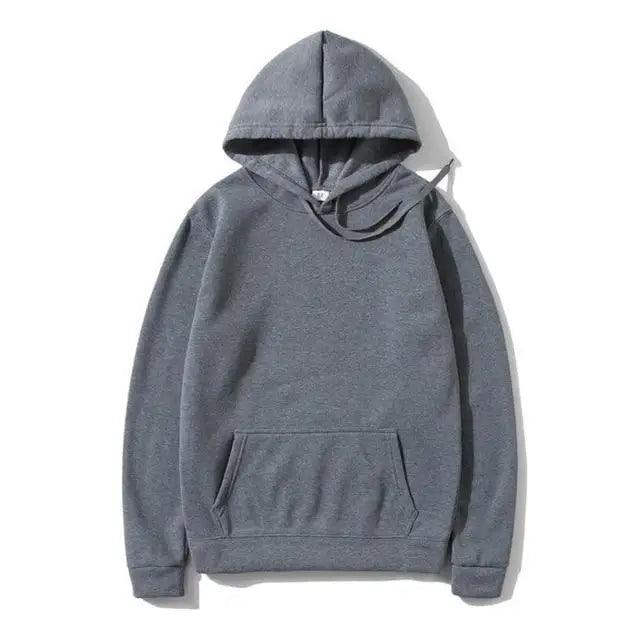 New Stylish Hoodies Sweatshirts Fashion Solid Color Red Black Gray Pink Autumn Winter Fleece