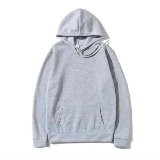 New Stylish Hoodies Sweatshirts Fashion Solid Color Red Black Gray Pink Autumn Winter Fleece