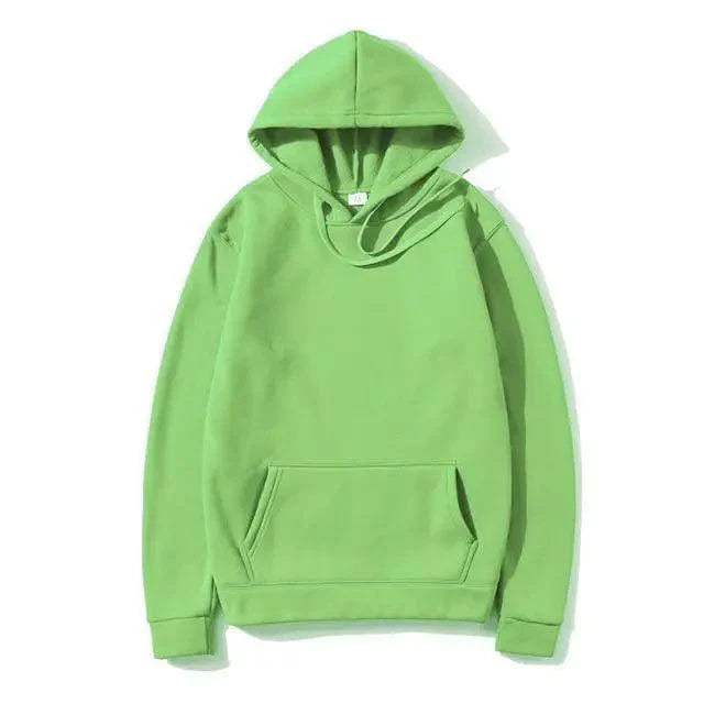 New Stylish Hoodies Sweatshirts Fashion Solid Color Red Black Gray Pink Autumn Winter Fleece
