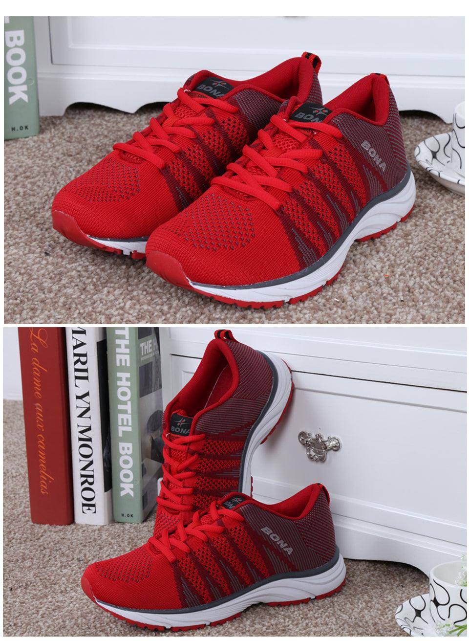 New Stylish Women Running Walking Jogging Lightweight Breathable Mesh Sneakers
