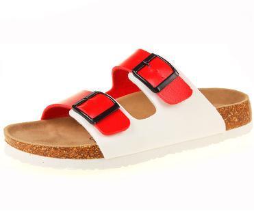 New Summer Beach Slippers Casual Double Buckle Non-slip Clogs
