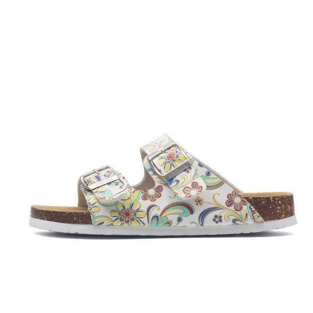 New Summer Beach Slippers Casual Double Buckle Non-slip Clogs