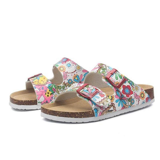 New Summer Beach Slippers Casual Double Buckle Non-slip Clogs