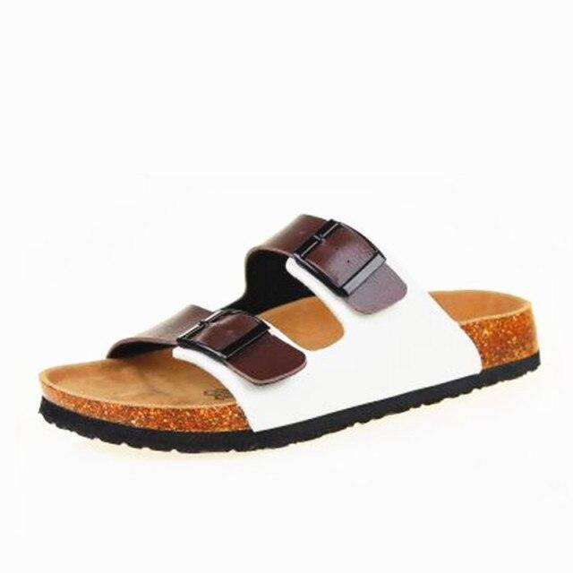 New Summer Beach Slippers Casual Double Buckle Non-slip Clogs