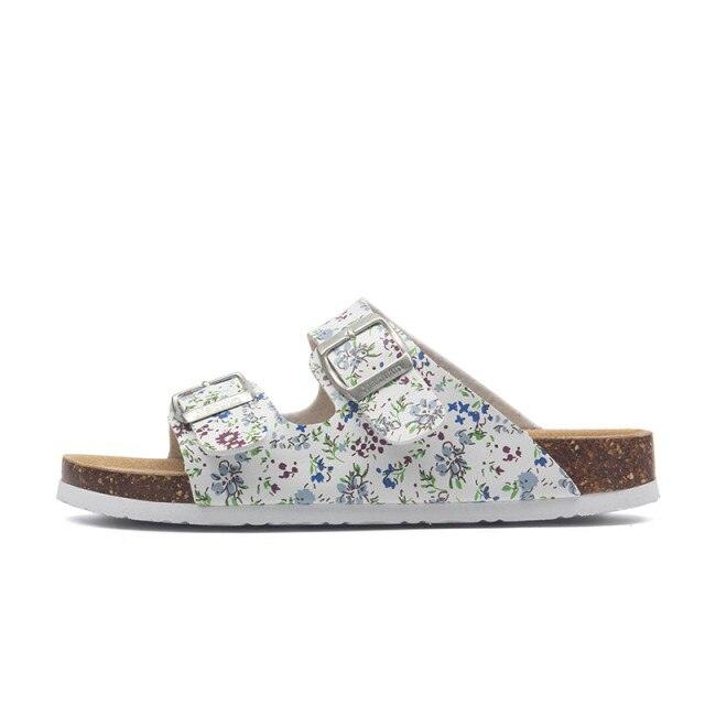 New Summer Beach Slippers Casual Double Buckle Non-slip Clogs
