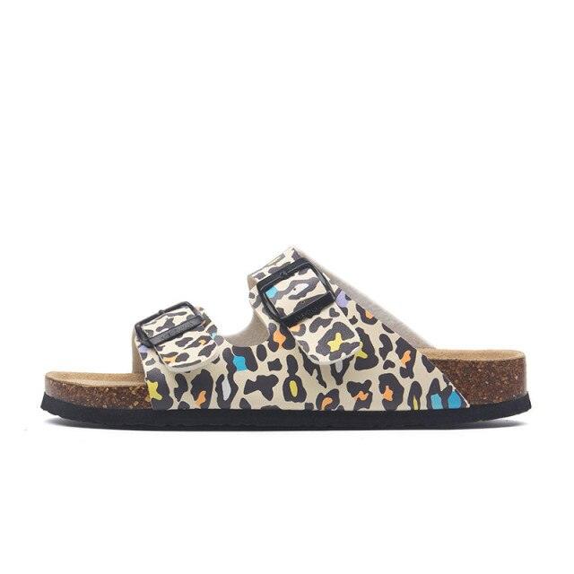 New Summer Beach Slippers Casual Double Buckle Non-slip Clogs