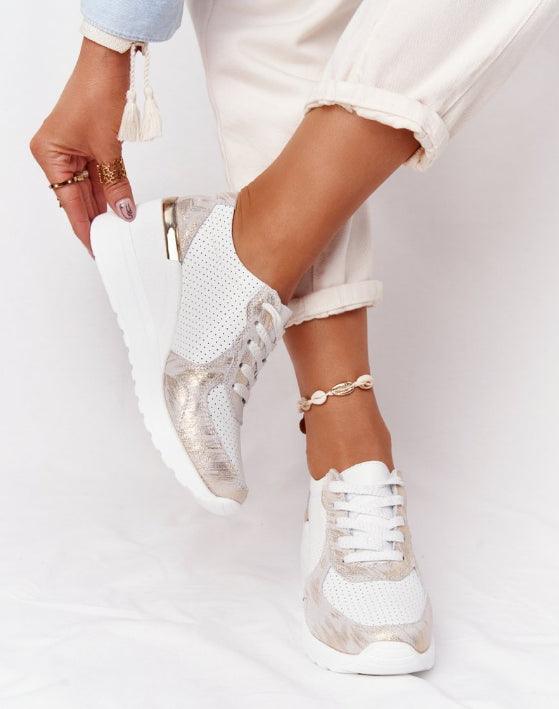 New Women Casual Height Increasing Sport Elegant Air Cushion Comfortable Sneakers
