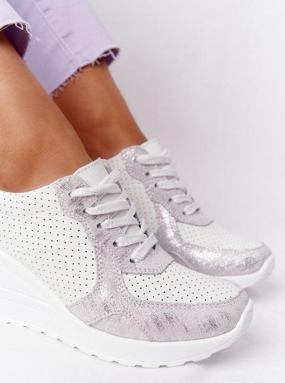 New Women Casual Height Increasing Sport Elegant Air Cushion Comfortable Sneakers