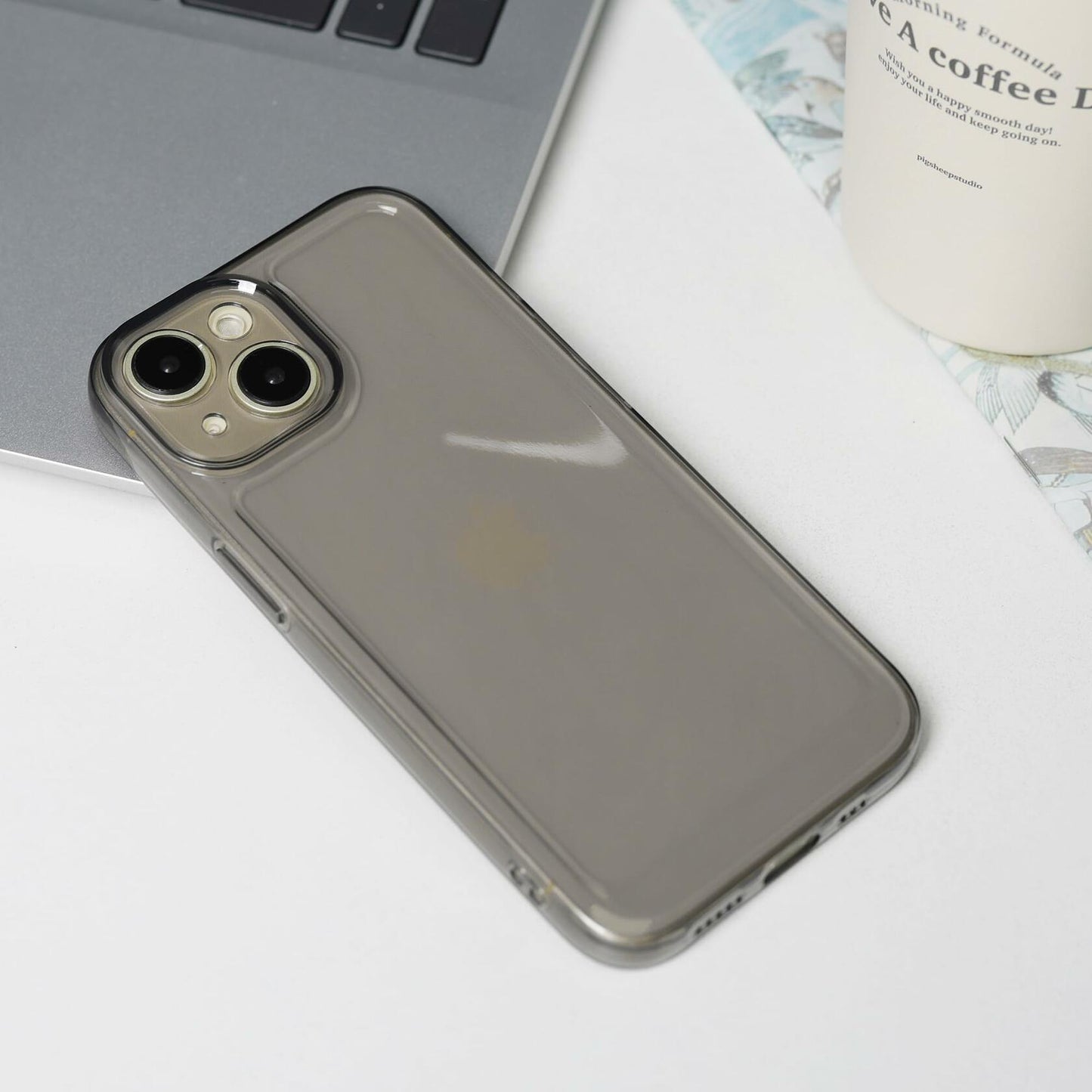 Bekuya iPhone 15 Plus Case 6.7" Clear Transparent Shockproof Cover