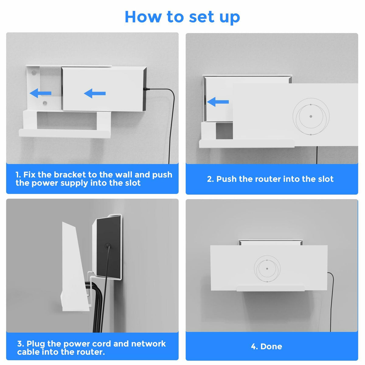ITEFDTUTNE Star Link V3 Power Supply & Router Brackets Holder Mount
