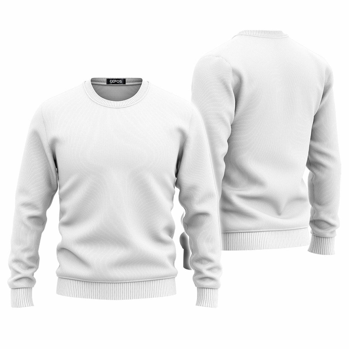 GEPOS Long Sleeve Patterned Holiday Sweater Size S