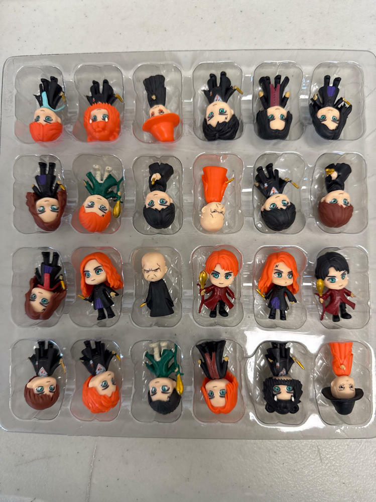 Christmas Advent Calendar Blind Box 24 Pack Magic Themed Figure Toys