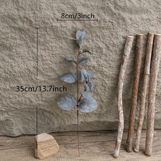 [Like New] KIRIFLY 10pcs Eucalyptus Stems Indoor Greenery Décor GREEN