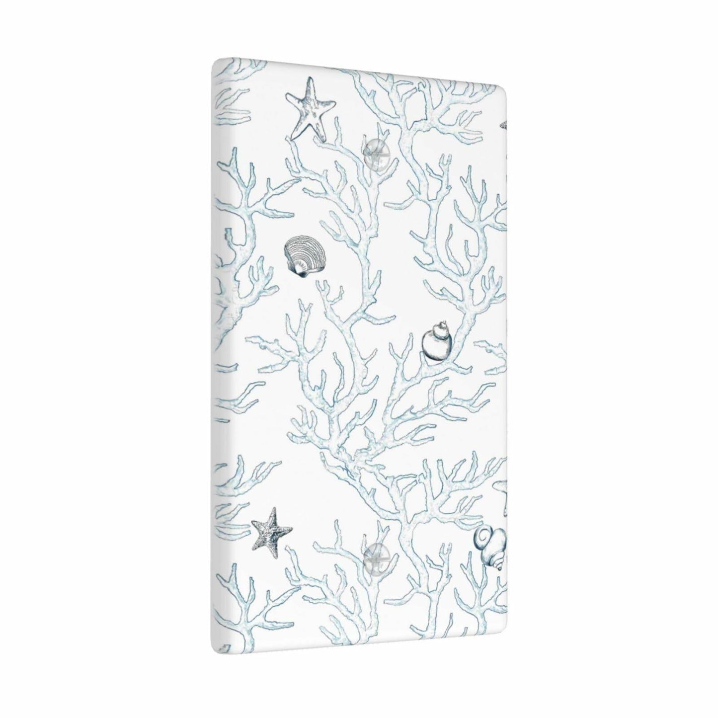 romyessen Ocean Coral Light Switch Cover Decorative Wall Plate Standard Size