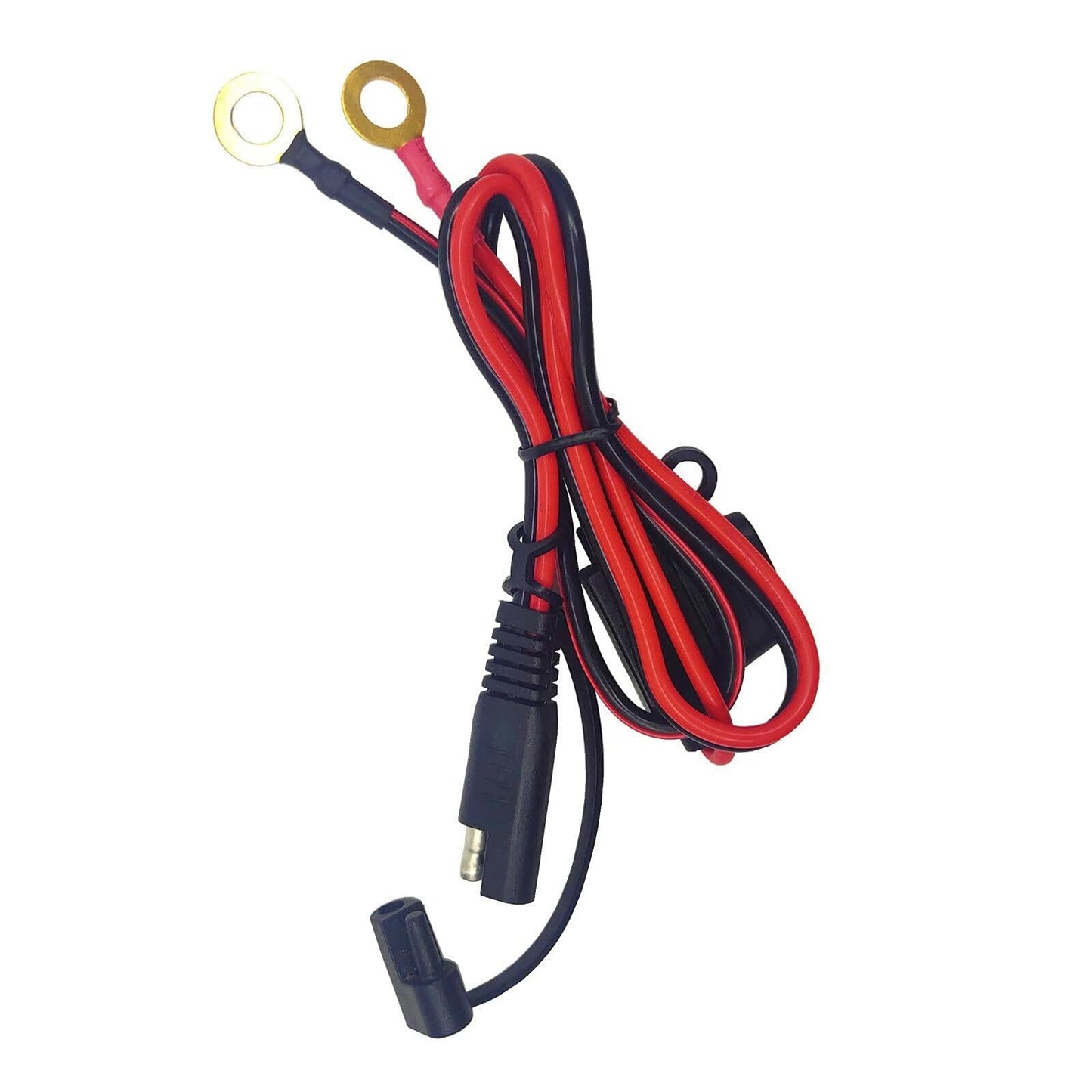 LECODO 3 Pack SAE to O Ring Terminal Cable 2FT Battery Charger Adapter