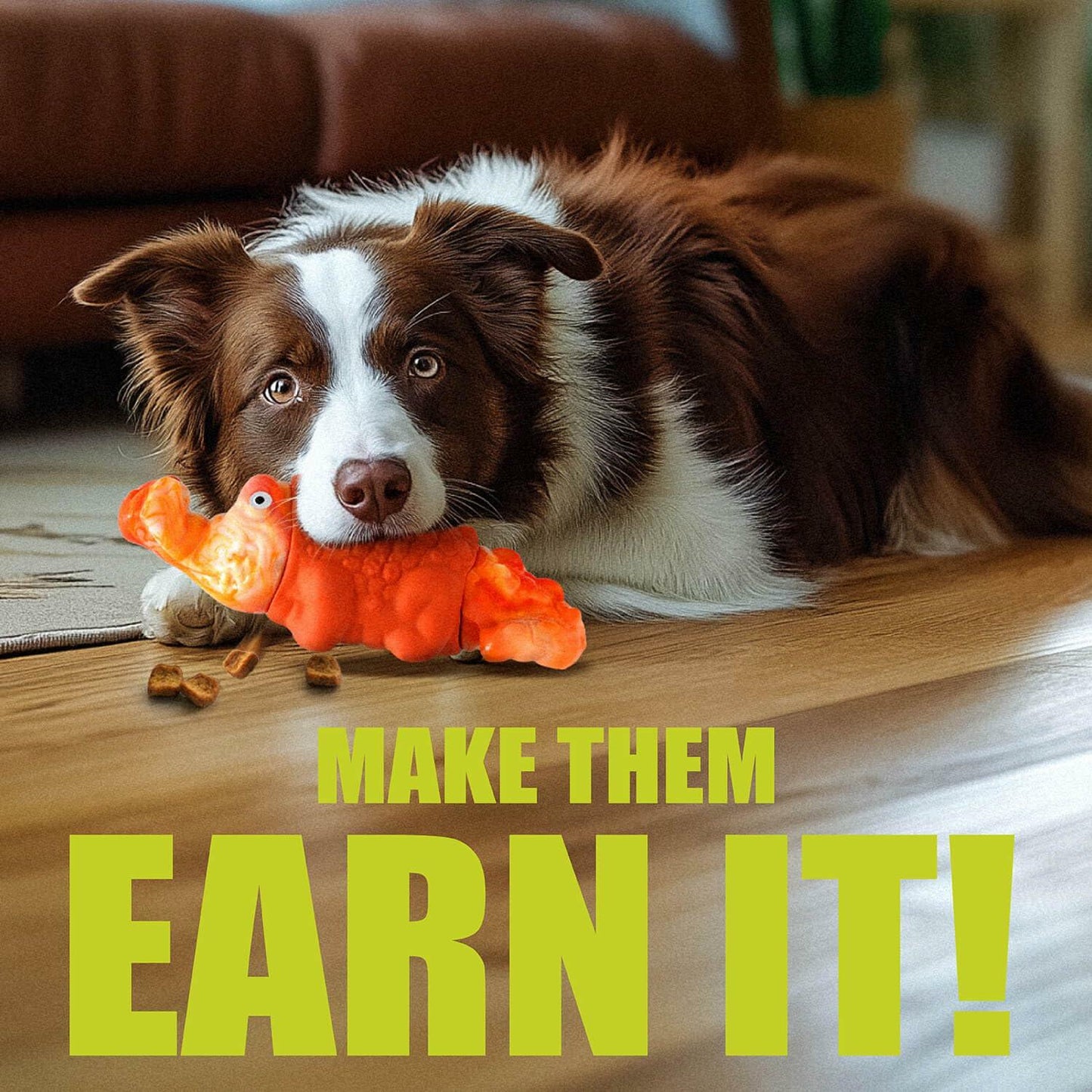 Zimoric Tough Dog Chew Toy Durable Interactive Treat Dispensing Medium Large