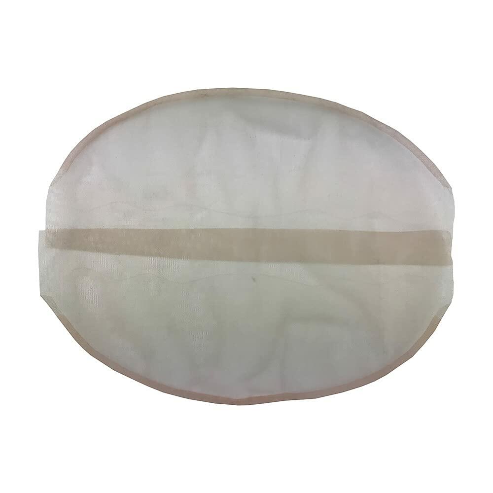 Furun 2Pcs 13x4 Swiss Lace Frontal Closure Net Transparent Wig Base