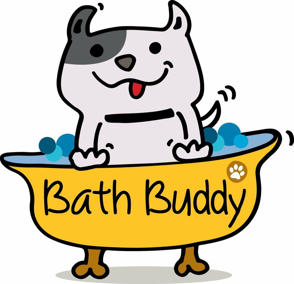 Bath Buddy Dog Bath Toy Peanut Butter Spread Helper Purple