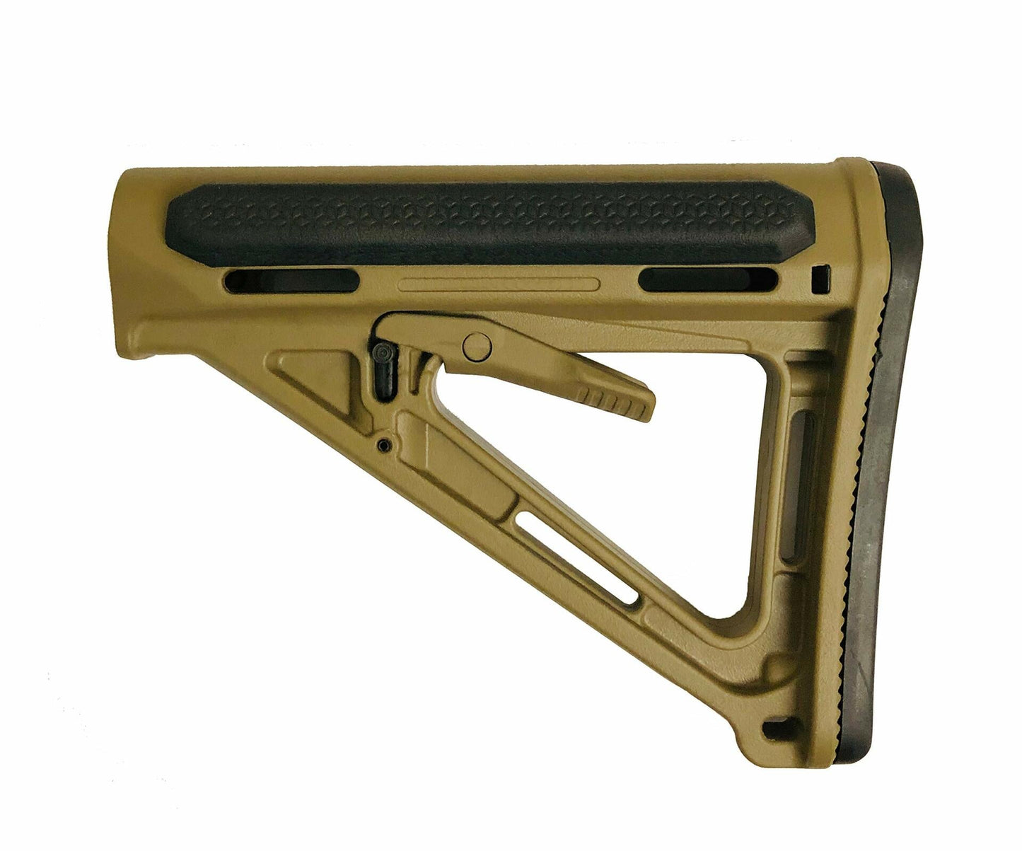 Jaw Bumper Cheek Weld Pad for Rifle Stocks, 2 Parts, Black Comfort Fit