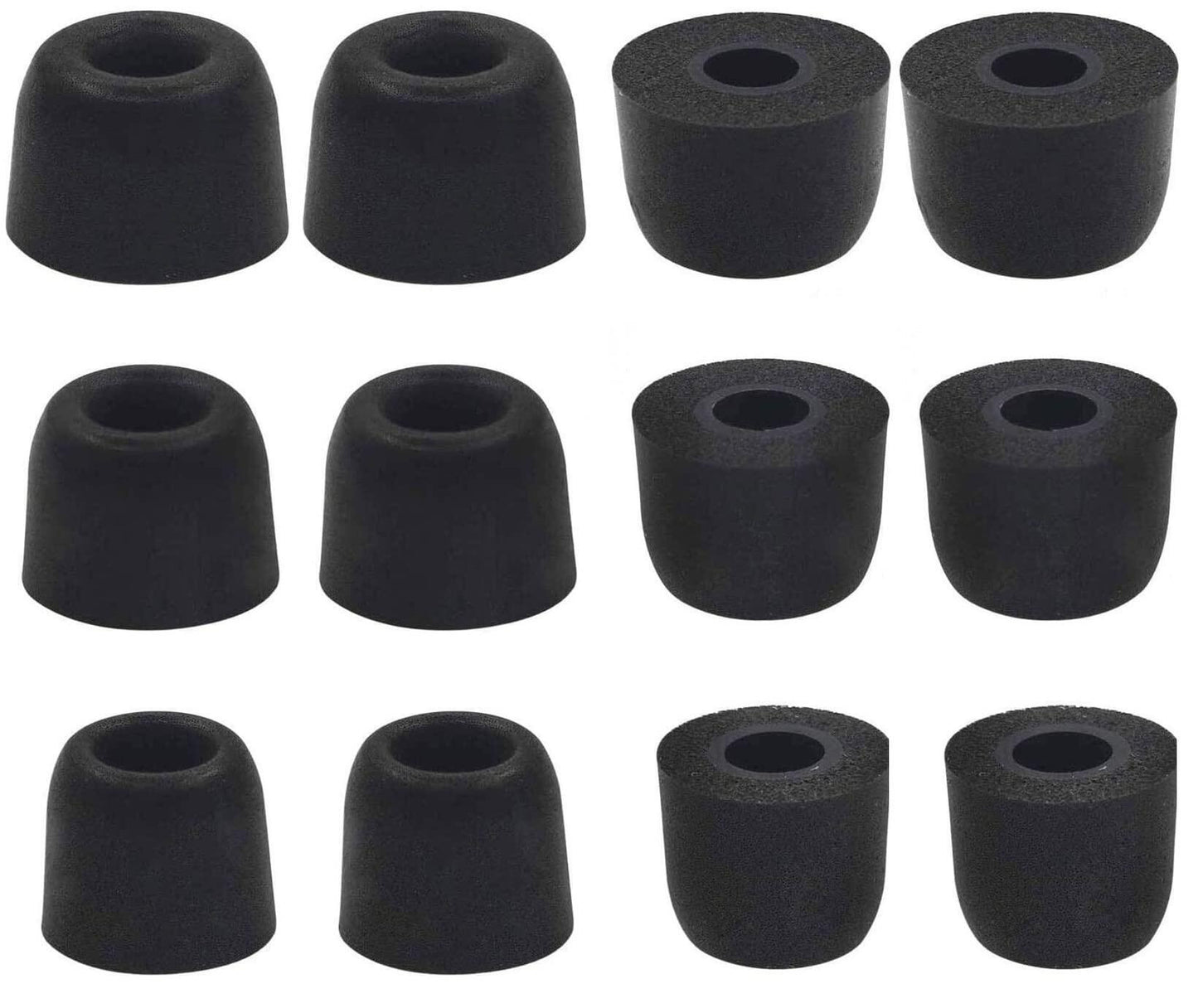 BLLQ Memory Foam Earbud Tips Replacement Eartips for Sony S M L 6 Pairs