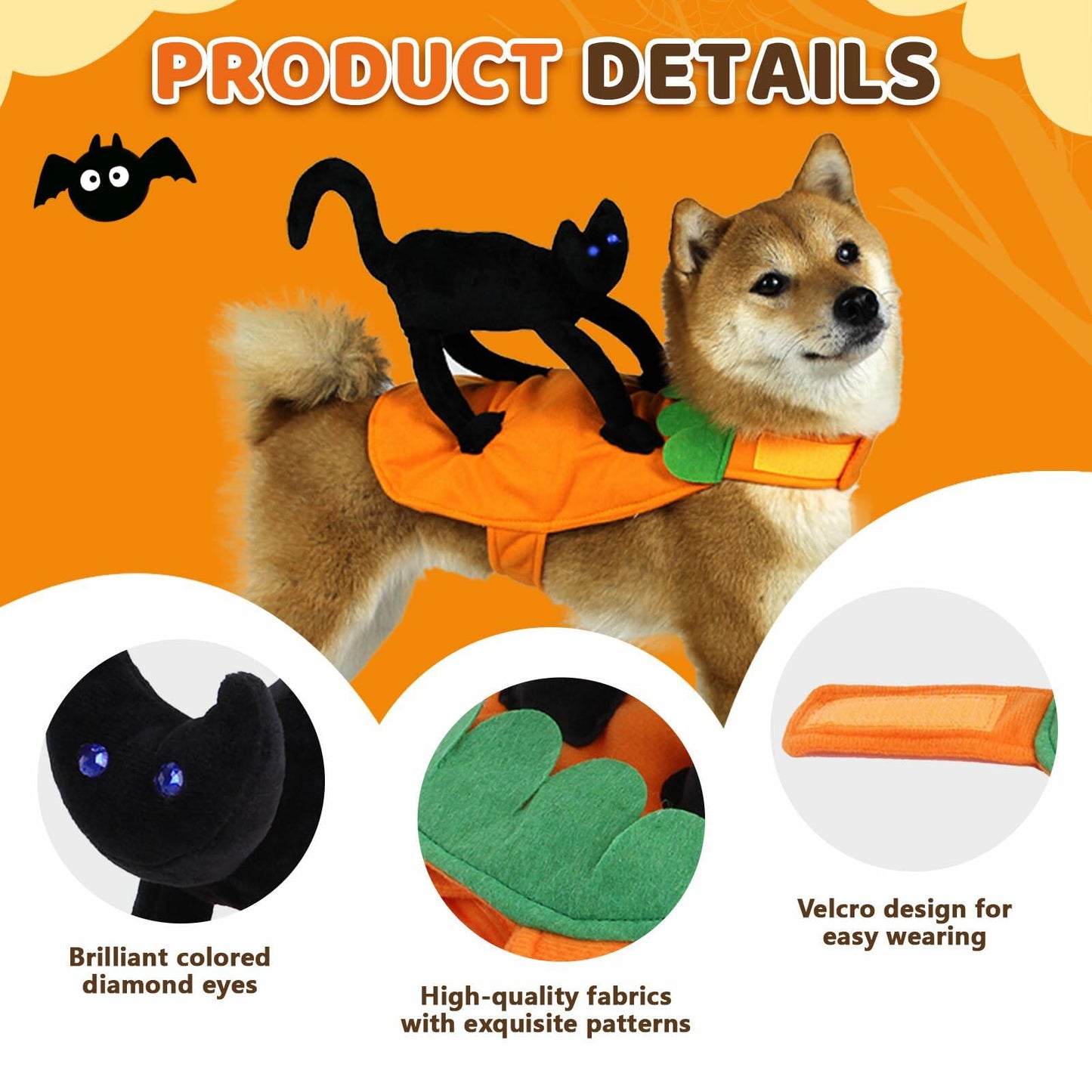 stepsin Dog Saddle Halloween Cat Riding Knight Costume Pet Clothes Size M