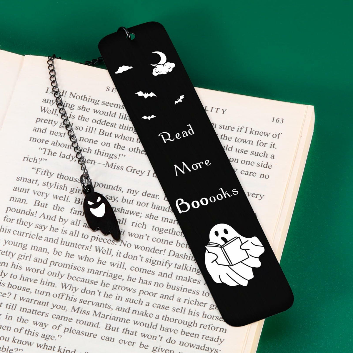 FOOZDEEVAAQ Ghostface Gothic Valentines Dark Romance Alloy Steel Bookmarks