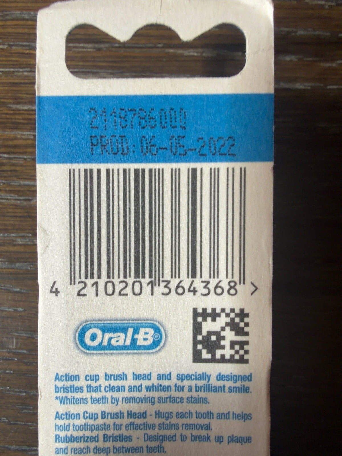 Braun Oral-B CrossAction Power Whitening Replacement Brush Heads, 2 Count