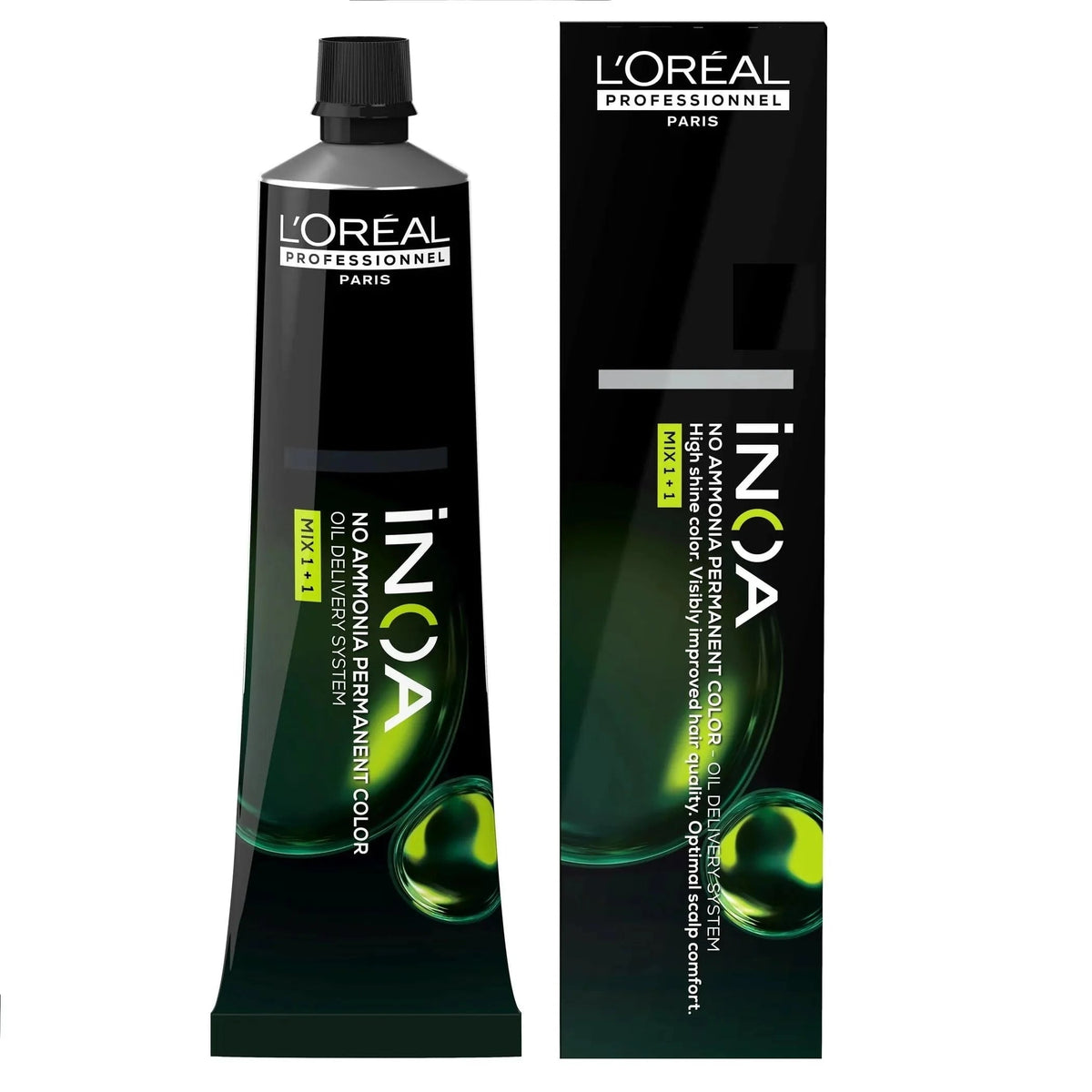 L'Oréal Professionnel INOA 5.35 (5GRv) Light Brown Gold Red Violet - Ammonia-Free Permanent Color, 2.1 oz