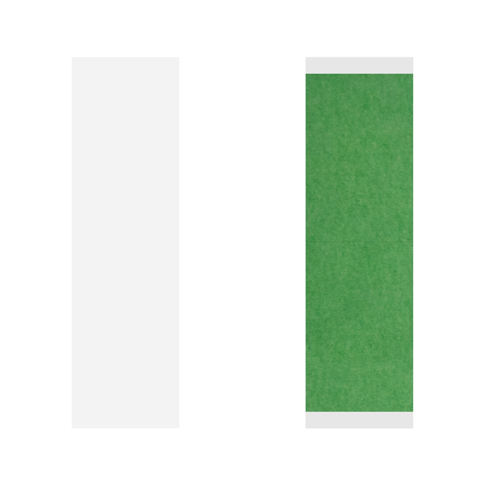 Walker Tape Easy Green Straight Strips 36 Pack, 1/2 x 3 in