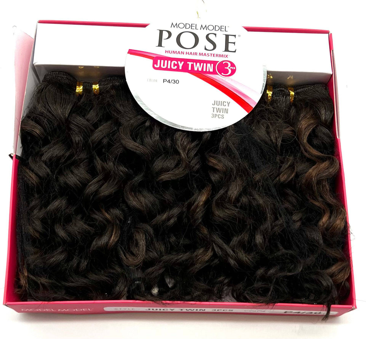 Model Model Pose Juicy Twin Human Hair Blend, 3 pc, 2