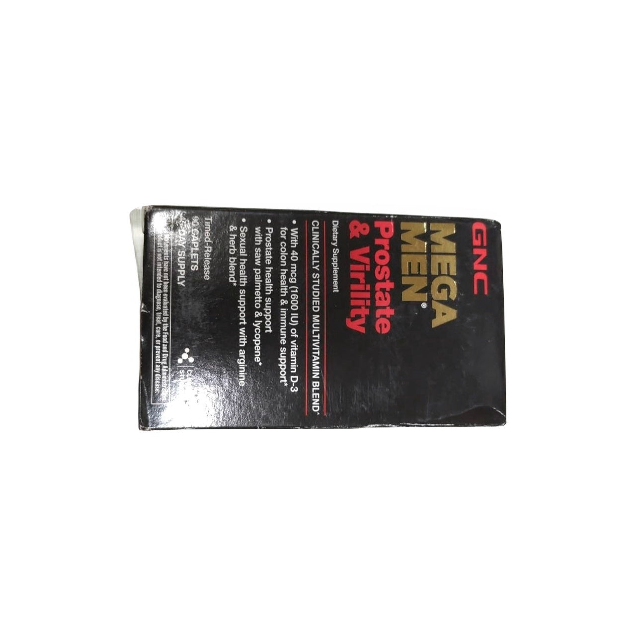 GNC Mega Men Prostate and Virility Multivitamin, 90 Caplets