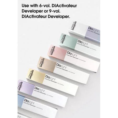 L'Oréal Professionnel Dia Light 9.01 (9NB) Acid Demi-Permanent Color, 1.7 oz